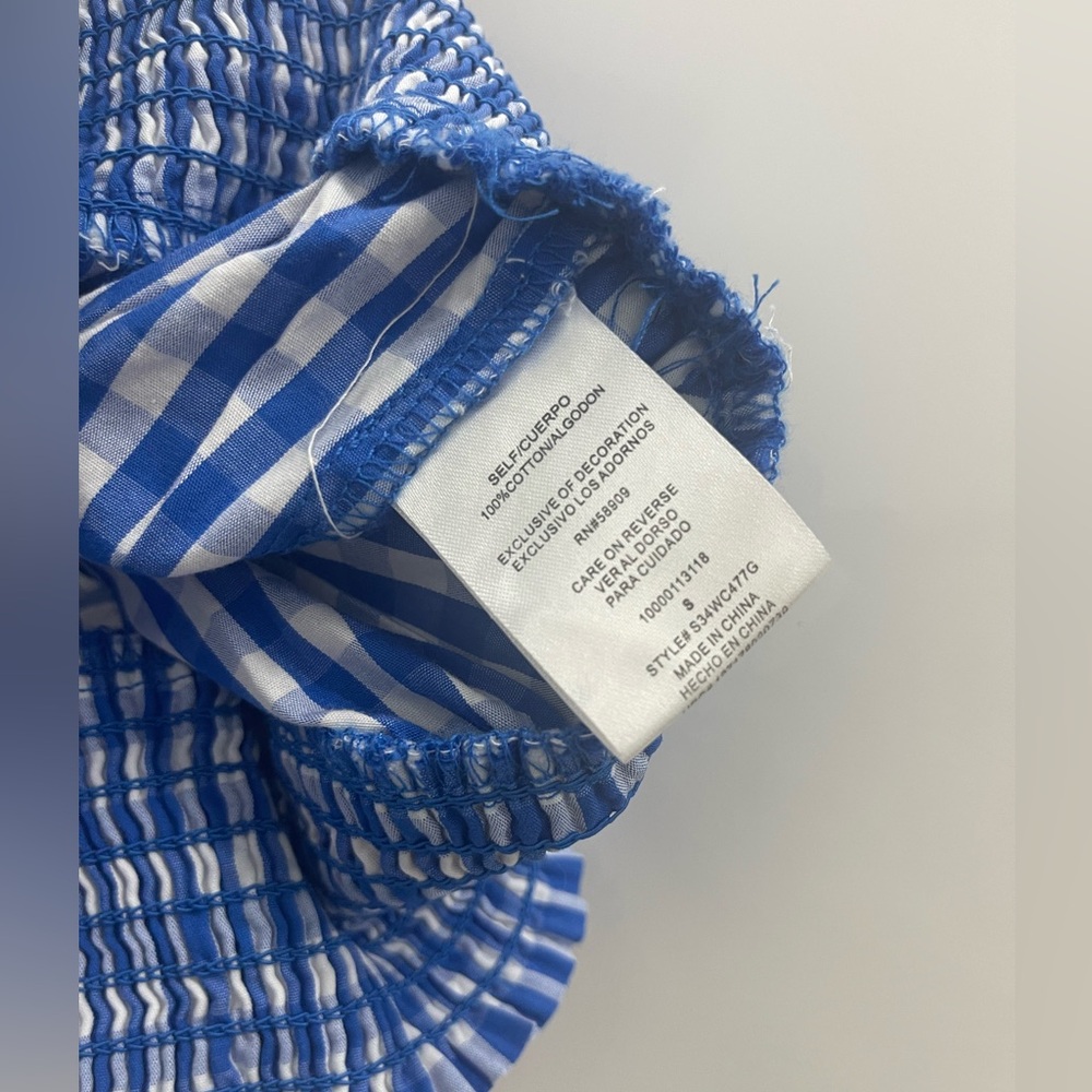 Copper Key Matching Set Blue & White Gingham - Picture 8 of 16